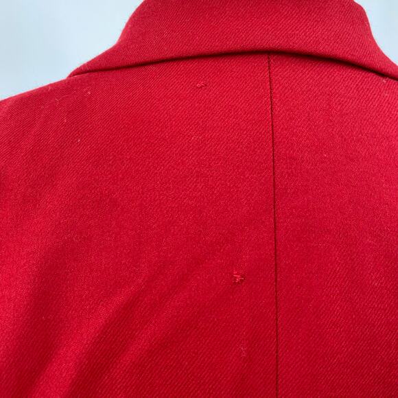 Vintage Pendleton Wool Blazer Single Breasted Button Down Pockets Red Womens 14 - Picture 6 of 12
